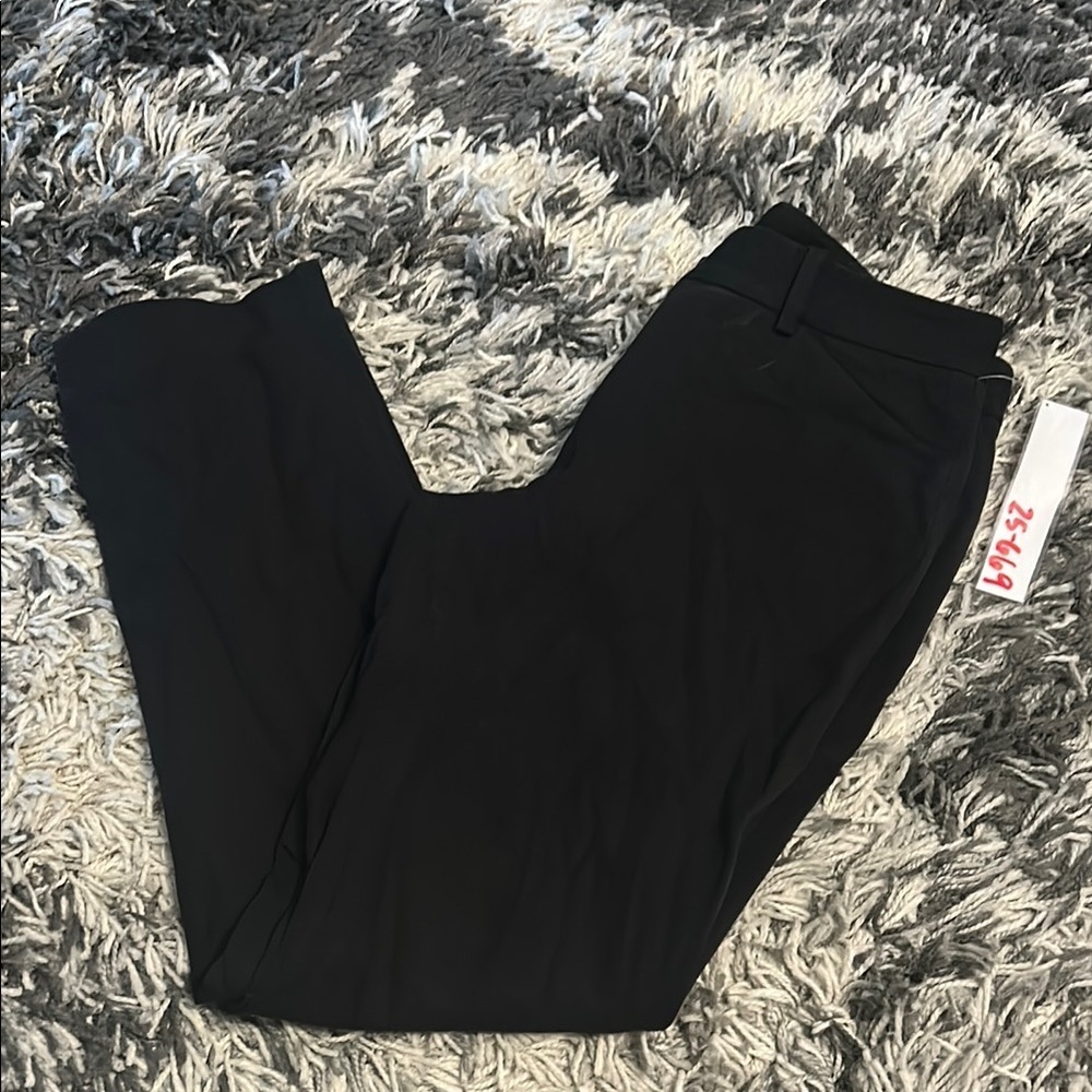 Theory Black Straight Leg Pants